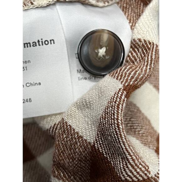 Reformation Women Connie Gingham Havana Halter Top PLAID SIZE 0 A000039 - Picture 8 of 11